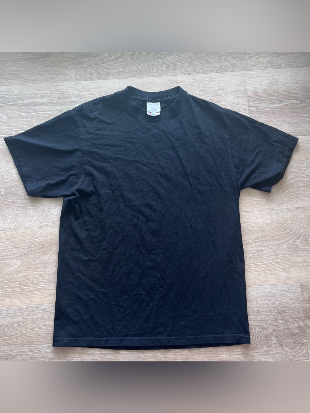 Classic Men's Black Short Sleeve Crew T-Shirt